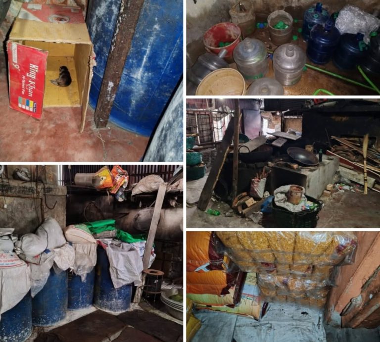 অস্বাস্থ্যকর পরিবেশে খাদ্য উৎপাদন, প্রতিষ্ঠানকে ৩ লাখ টাকা জরিমানা