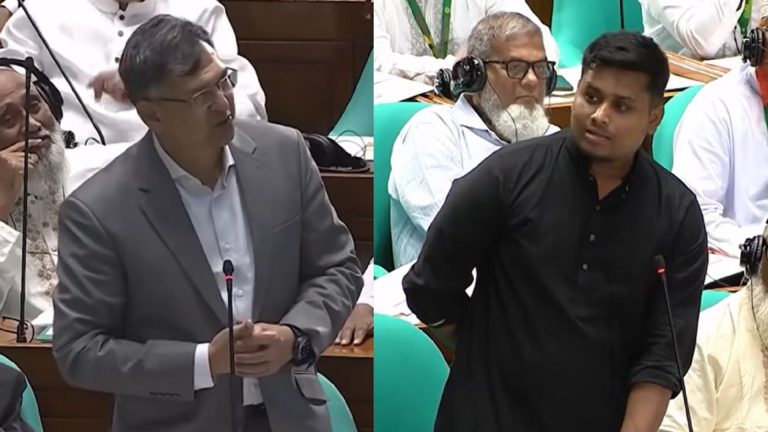 সংসদে হট্টগোল: স্পিকারের হস্তক্ষেপে তোপ সামলালেন স্বরাষ্ট্রমন্ত্রী